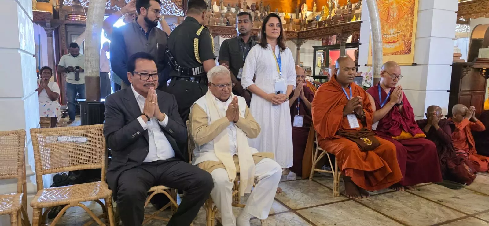 Arunachal Dy CM with delegation in Colombo to bring back Devnimori Buddha relics