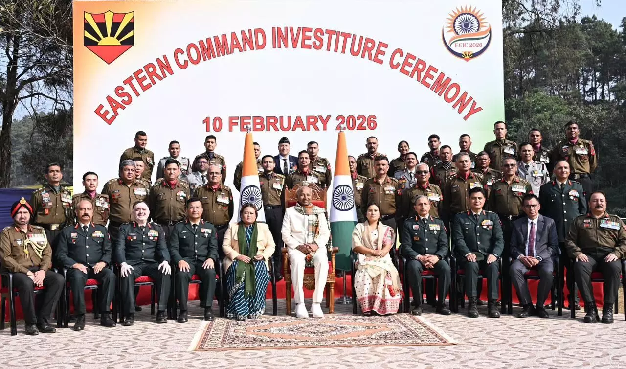 37 gallantry, service awards presented at Eastern Command Investiture in Meghalaya