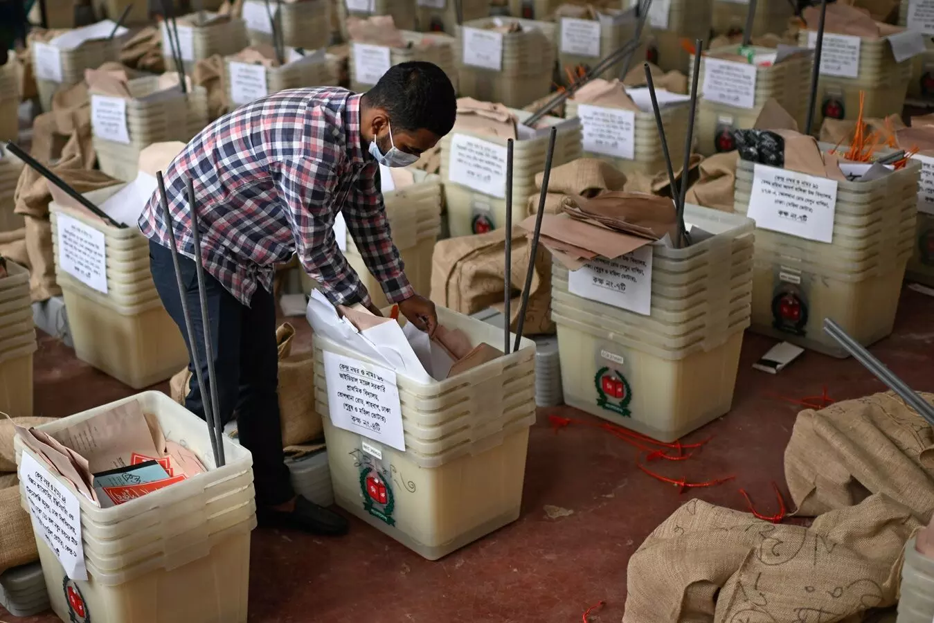 Bangladesh goes to polls on Feb 12 amid tight security; 127.7 million to vote