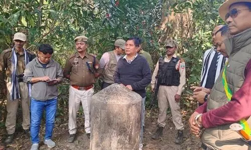 Arunachal–Assam boundary pillar erection begins in Pakke Kessang–Biswanath sector