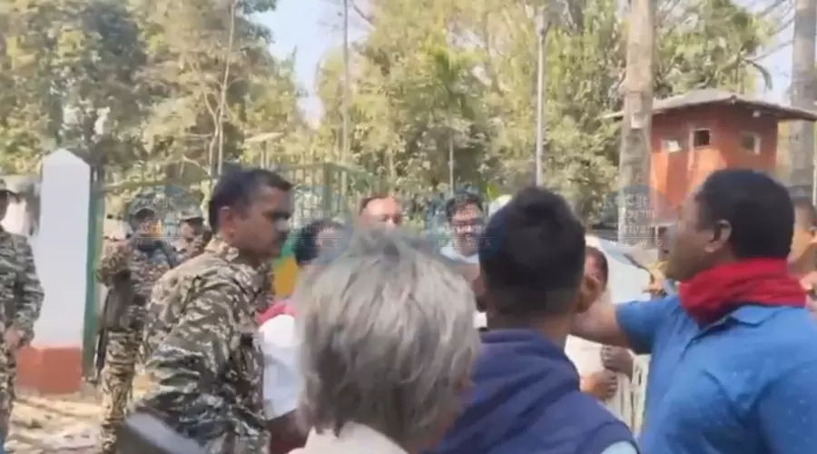 Assam–Nagaland border row: Fresh flare-up at Merapani; farmers move police Assam–Nagaland border row: Fresh flare-up at Merapani; farmers move police