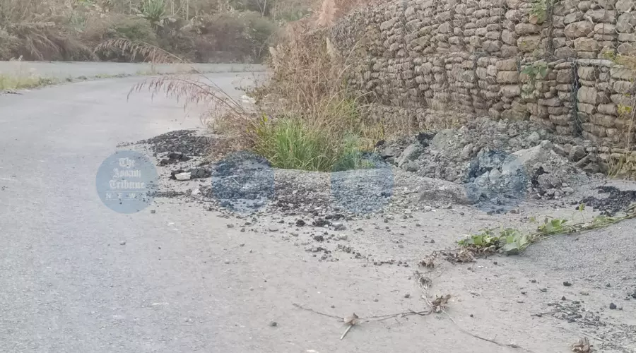 NH-27 in shambles, villagers in Dima Hasao demand urgent repairs