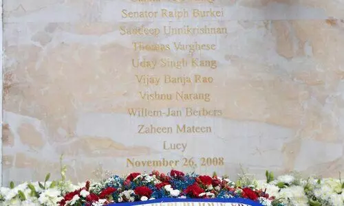 French President honours victims of 26/11 Mumbai attacks