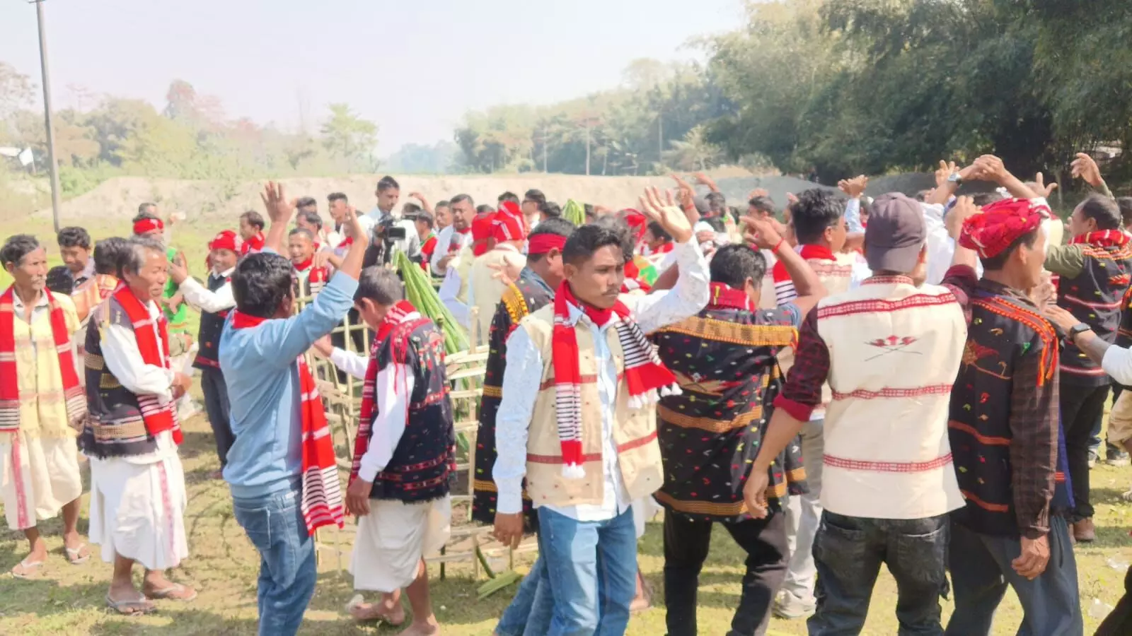 Spring spirit comes alive as Mising community marks Ali Ai Ligang in West Jorhat