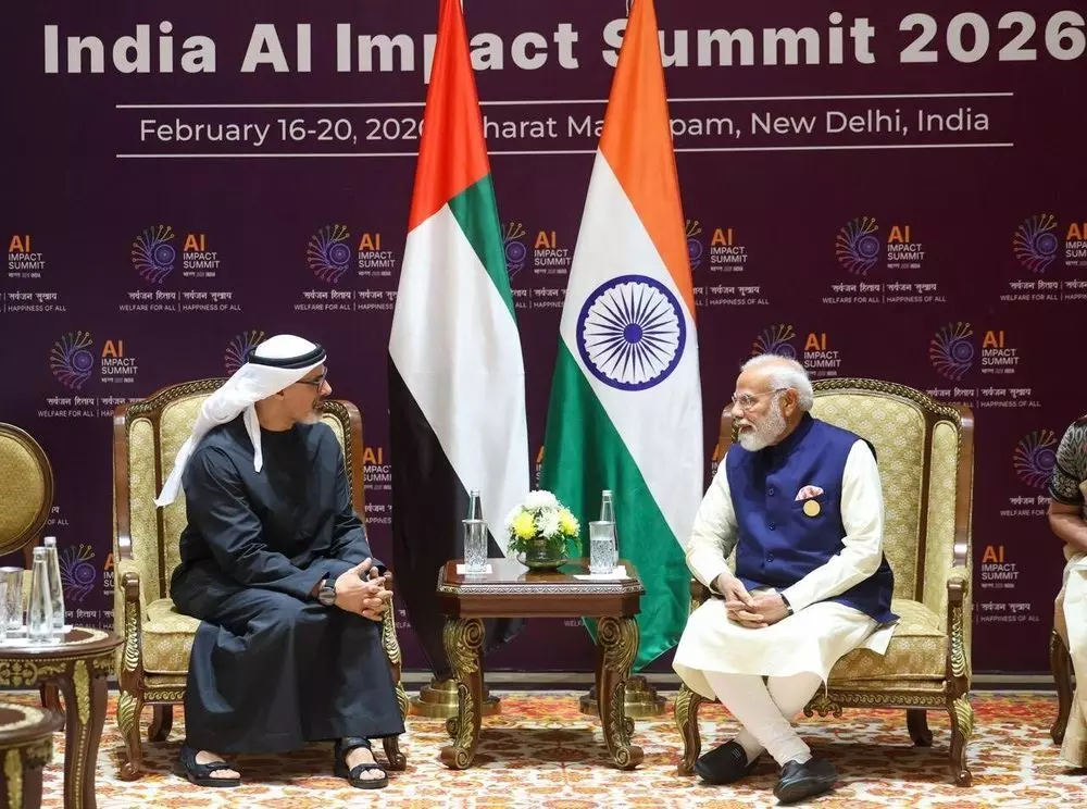 Modi, Abu Dhabi Crown Prince discuss AI cooperation