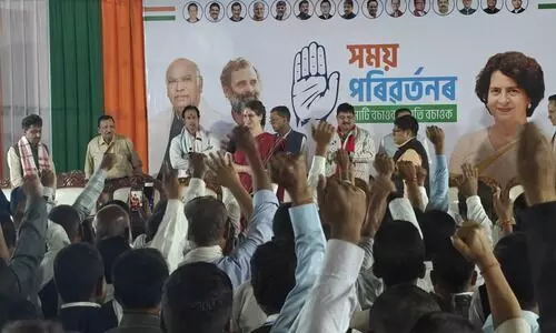 Priyanka Gandhi arrives in Assam, launches marathon screening meet