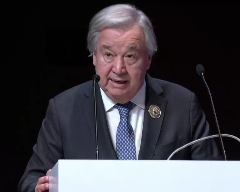 UN chief urges global interoperability to curb AI risks