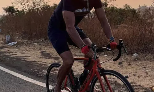 Milind Soman, Ankita Konwar cycle 55 km at Panhala Fort