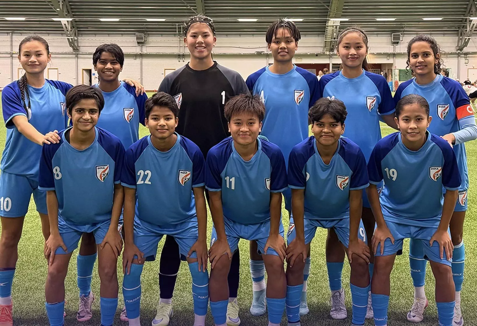 India U20 women hold Enskede IK Dam to 1-1 draw