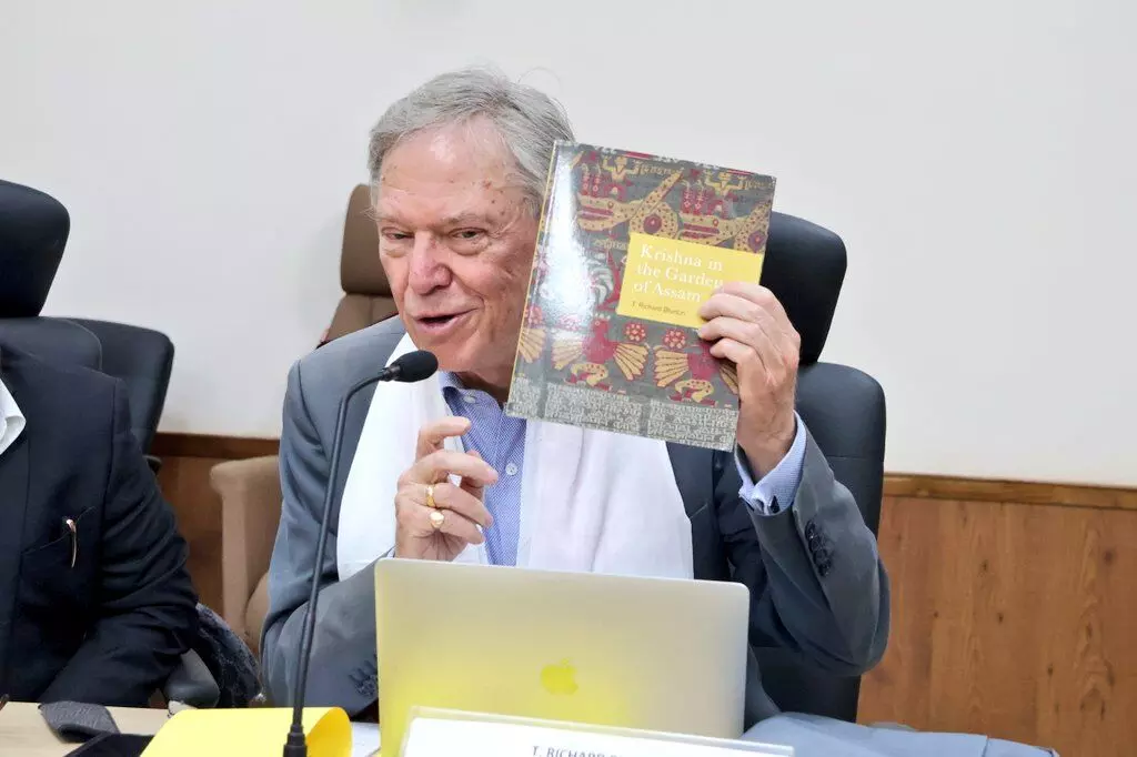 Beyond art, Vrindabani Bastra reflects Assam’s spiritual imagination: T. Richard Blurton Beyond art, Vrindabani Bastra reflects Assam’s spiritual imagination: T. Richard Blurton