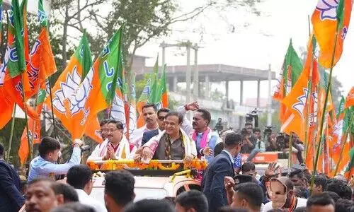 Assam BJP seeks third term as Jana Aashirwad Yatra kicks off from Dhekiajuli