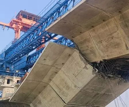 Under-construction bridge collapses in Gopalganj