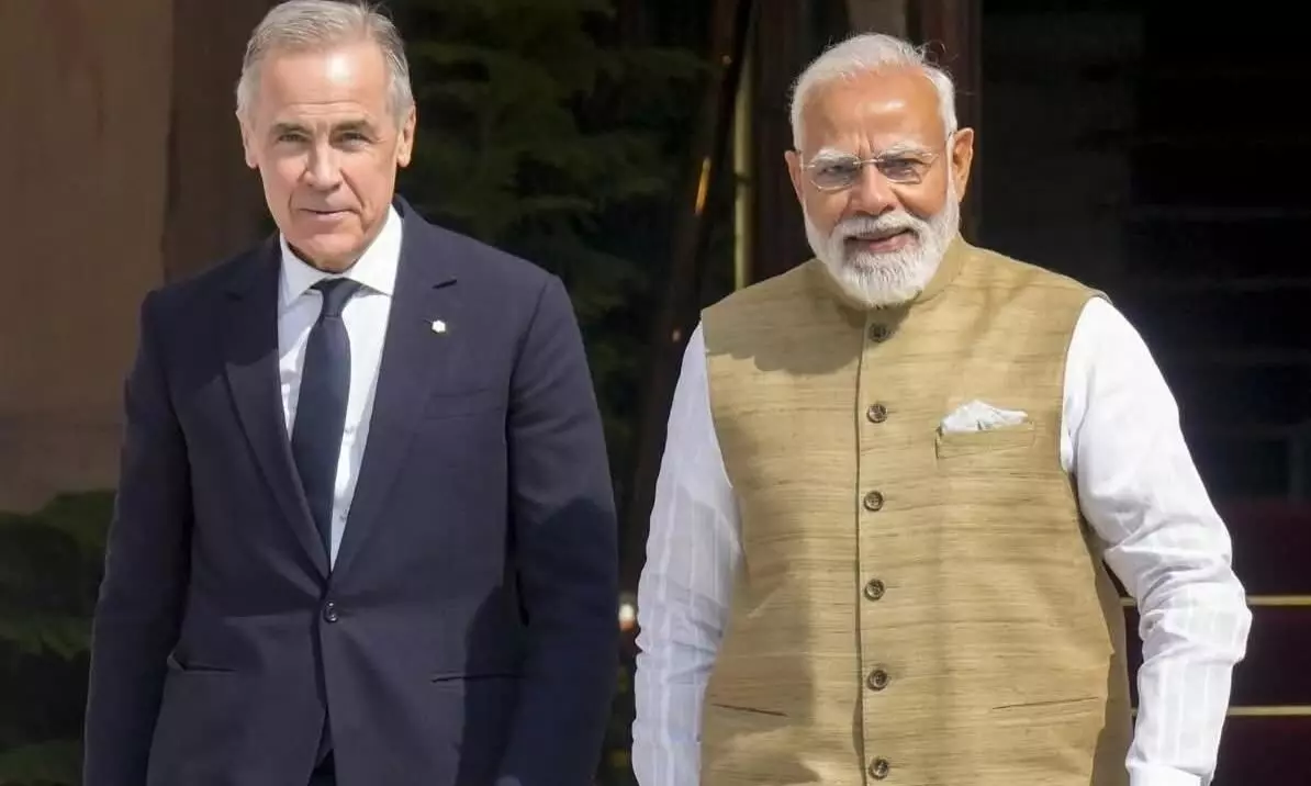PM Modi holds talks with Mark Carney at Hyderabad House