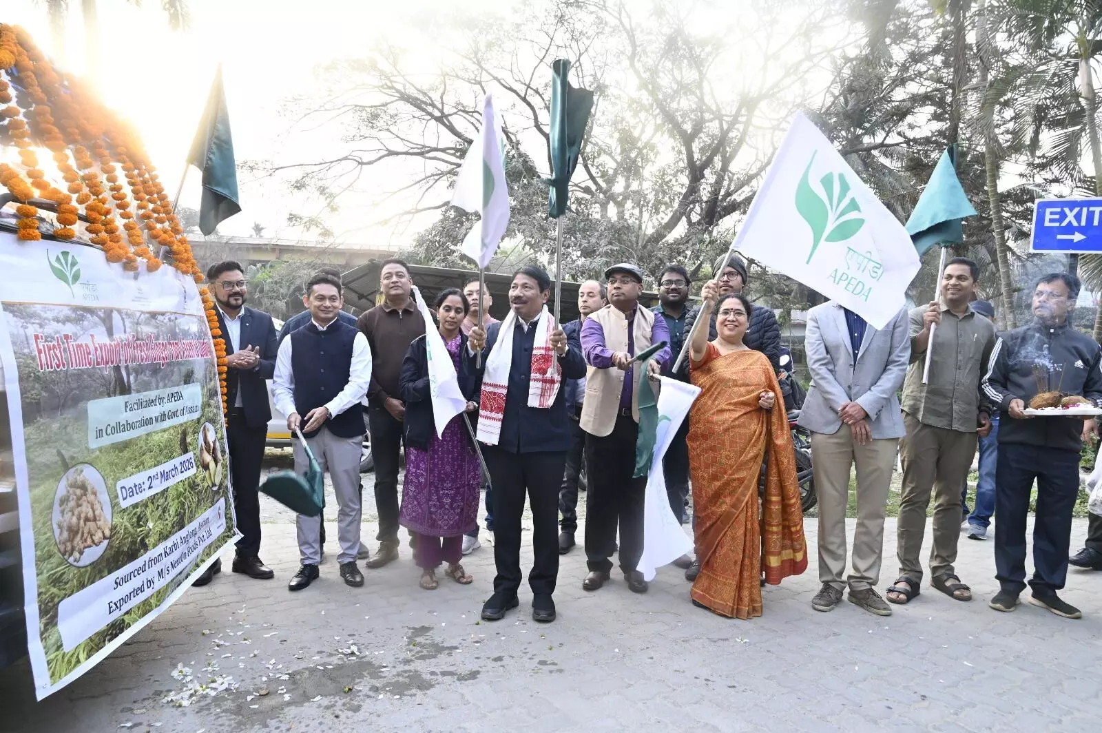 ‘Brand Assam goes global’: CM hails GI-tagged Karbi ginger export to London