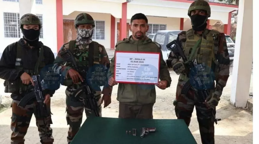 ULFA (I) lieutenant surrenders in Arunachal’s Tirap post security operation ULFA (I) lieutenant surrenders in Arunachal’s Tirap post security operation