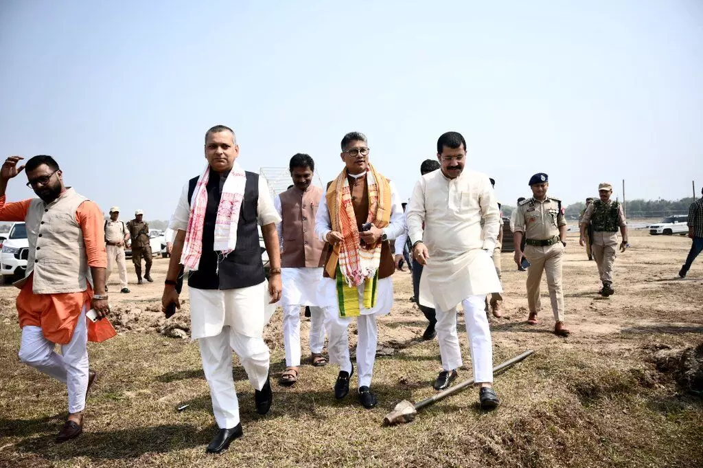 Nearly 1,000 km of embankments built in five years across state: Pijush Hazarika Nearly 1,000 km of embankments built in five years across state: Pijush Hazarika