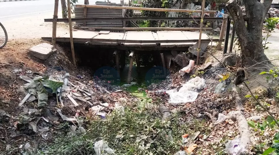 Kalmoni River in Guwahatis Azara turns into dumping ground, residents urge action