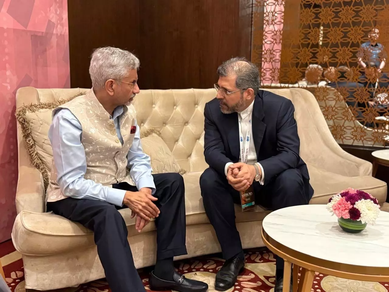 EAM Jaishankar holds talks with Iran Deputy FM at Raisina Dialogue
