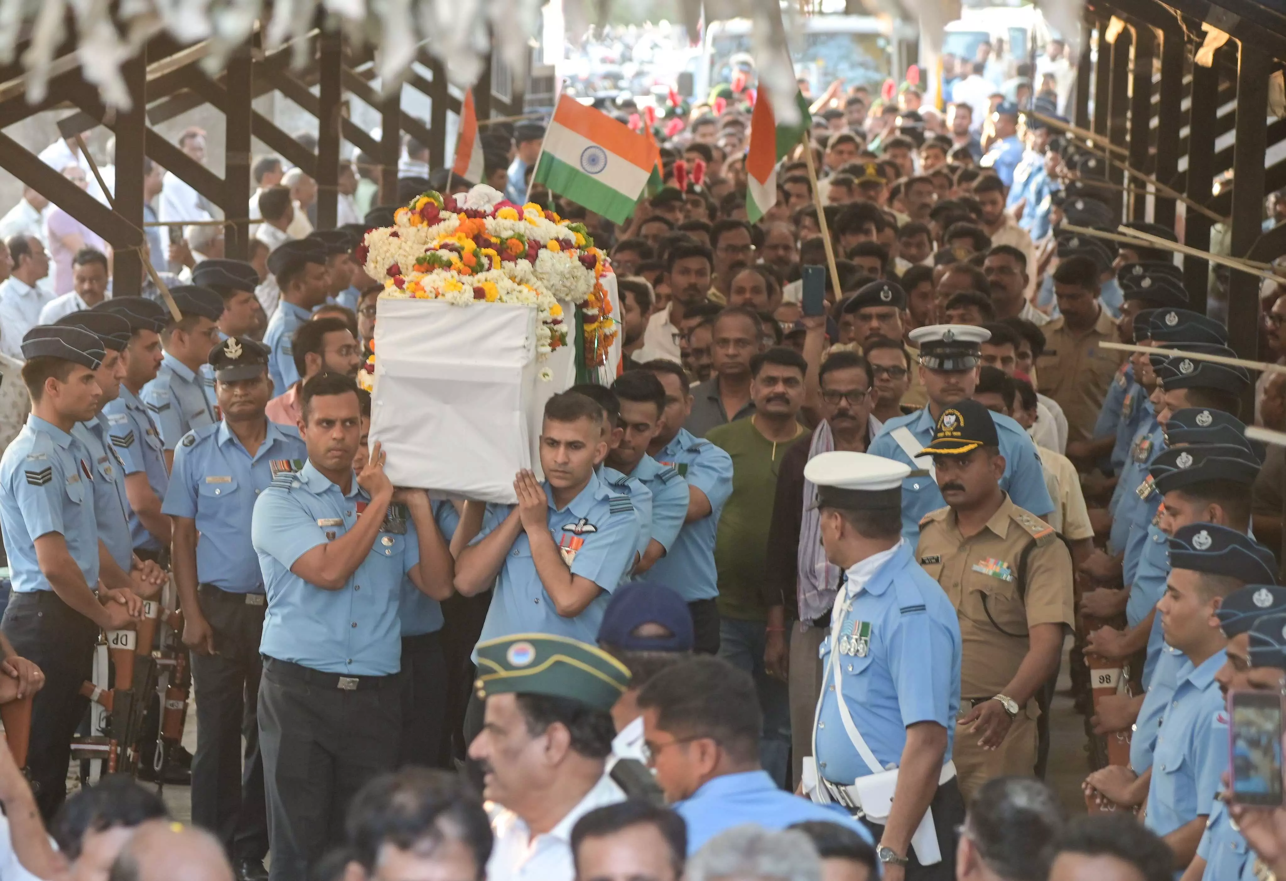 IAF pilot killed in Assam Sukhoi crash cremated with honours in Nagpur
