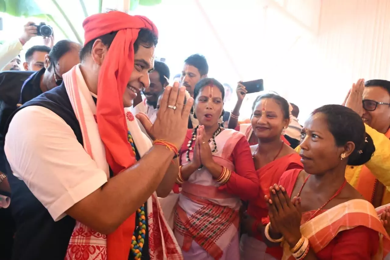On Women’s Day, CM Sarma urges voters to back BJP, cites ‘Nari Shakti’ push