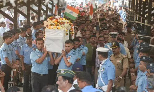 IAF pilot killed in Assam Sukhoi crash cremated with honours in Nagpur