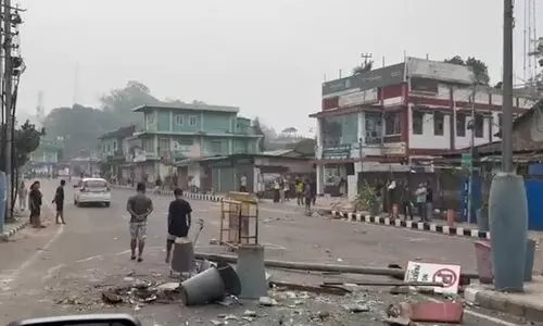 GHADC poll unrest: Locals guard neighbourhoods overnight after arson, looting