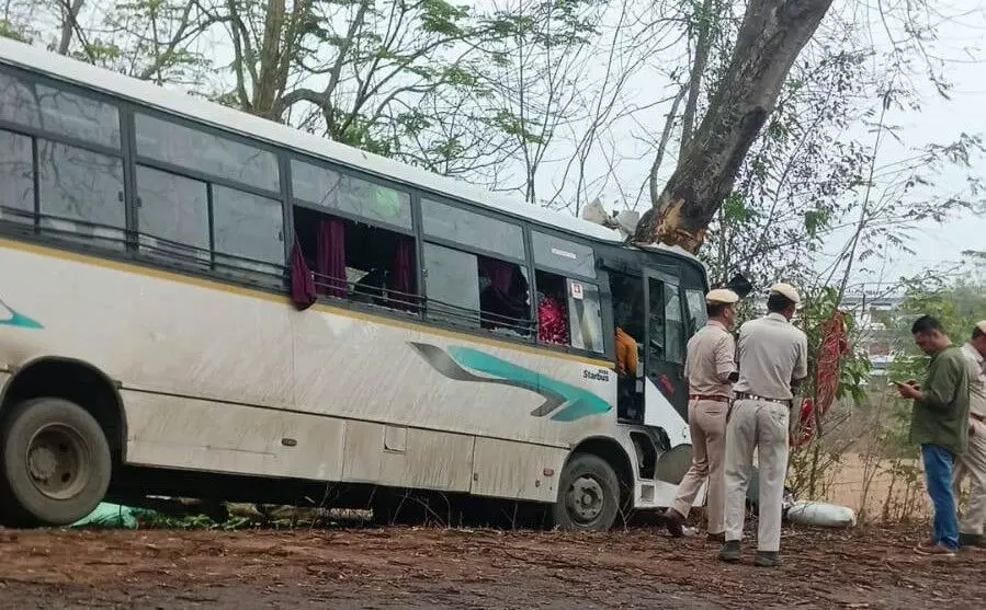 Four killed, 10 injured as bus crashes into tree in Karbi Anglong