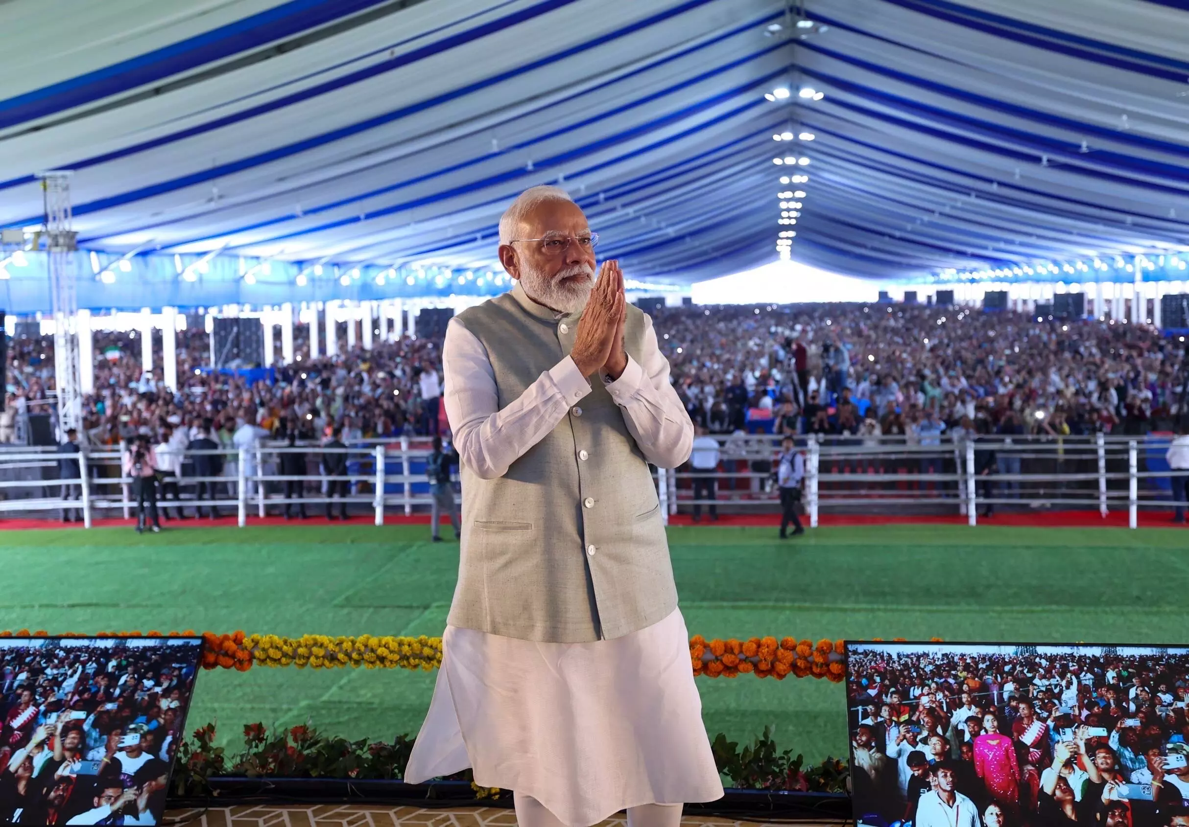 PM Modi launches Rs 23,550 Cr projects in Barak Valley; warns against Congress