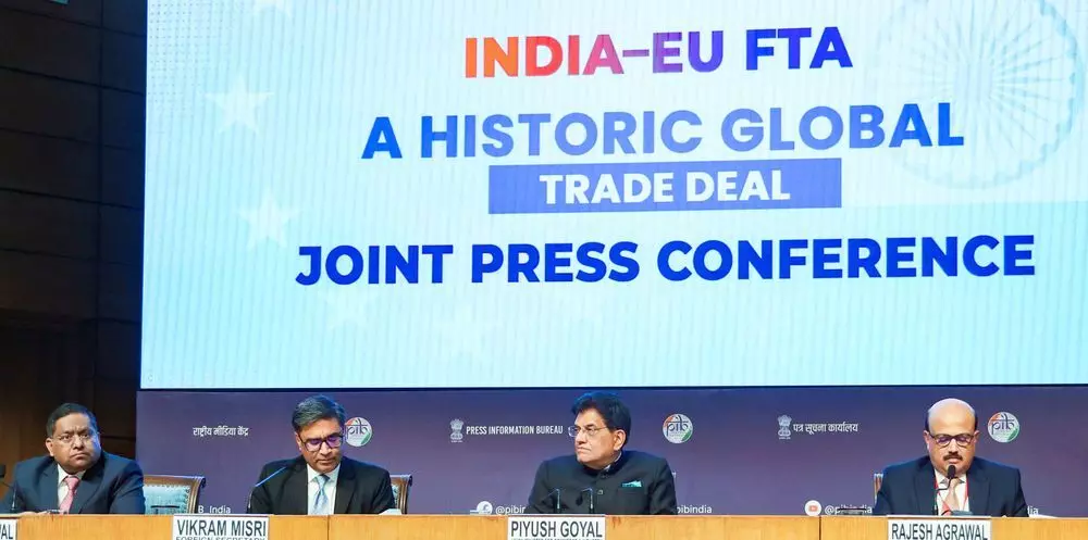 India’s FTAs with targeted partners drive 92% trade growth