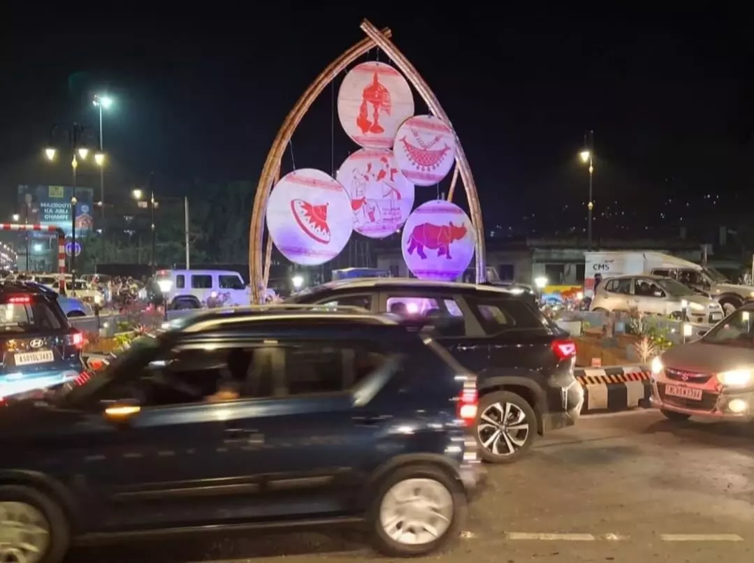 Guwahati’s longest flyover opens, but Chandmari bottleneck remains