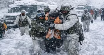 214 people rescued by Army in J&K’s Sinthan Pass snowfall