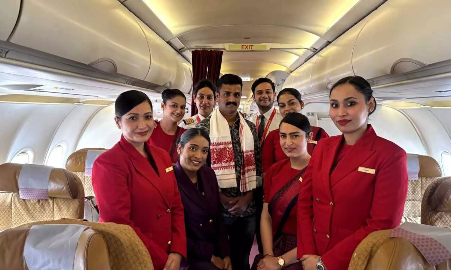 Air India, AI Express begin Guwahati T2 ops; first flight lands with laru, gamusa