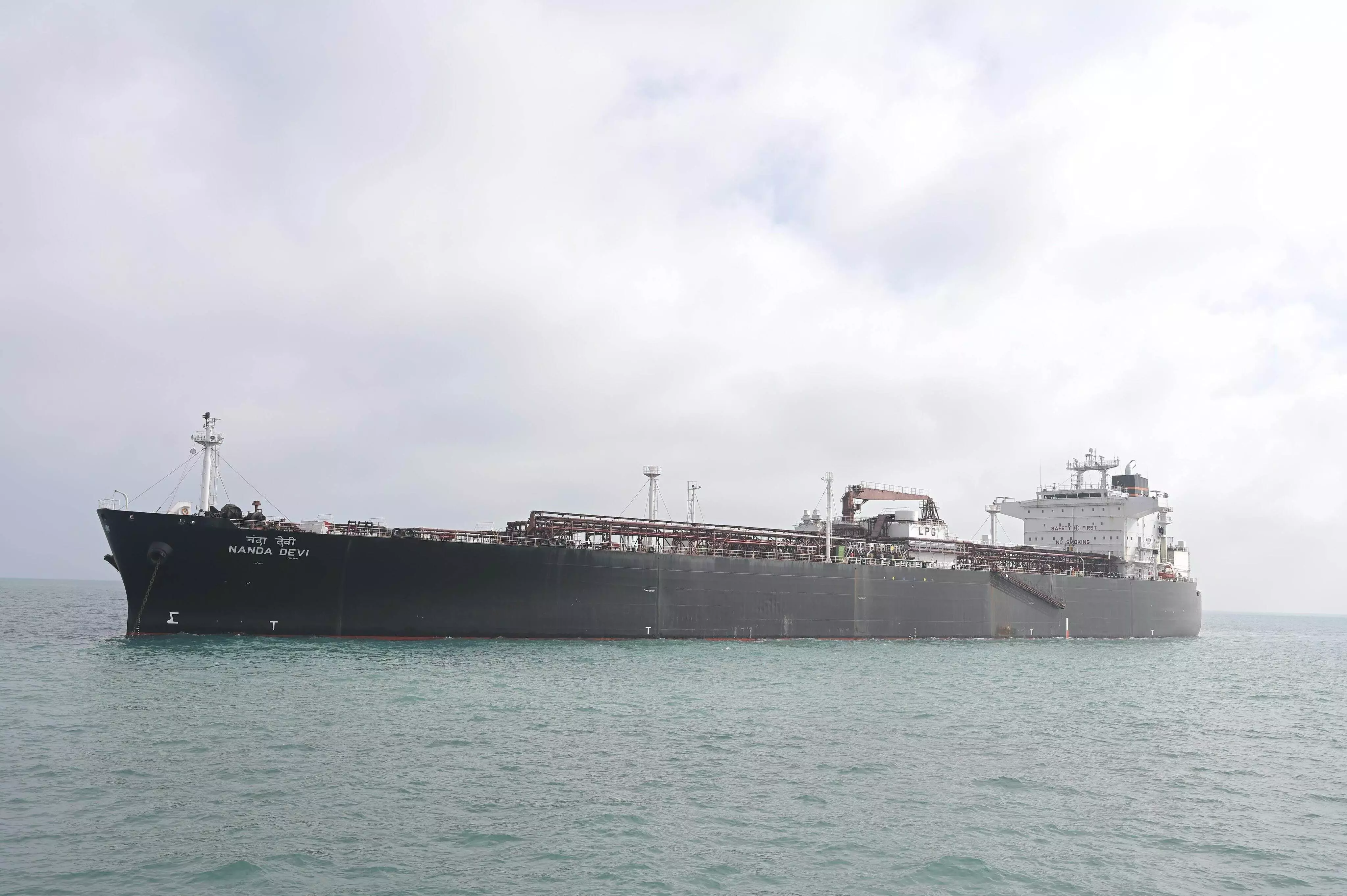 LPG tanker ‘Nanda Devi’ arrives at Vadinar Port in Gujarat