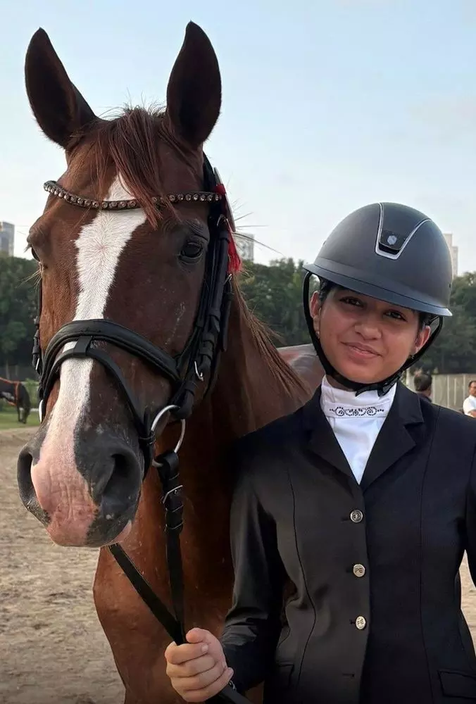 Inaara Mehta secures global top spot at FEI Dressage Challenge