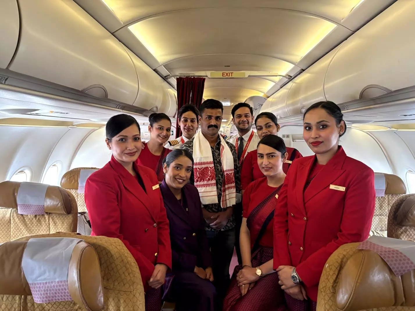 Air India, AI Express begin Guwahati T2 ops; first flight lands with laru, gamusa