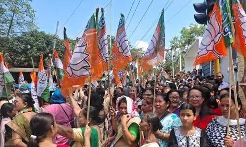 NDA flexes unity in Guwahati as four candidates file nominations