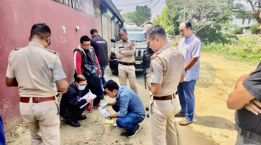 Forensic teams probe explosion near Congress leader’s residence in Manipurs Imphal