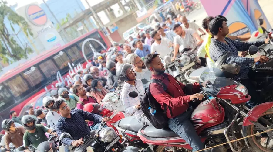 No shortage, says district admin as fuel demand soars amid panic buying in Jorhat No shortage, says district admin as fuel demand soars amid panic buying in Jorhat