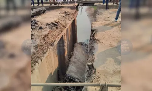 Gammon bridge collapse over Dikhow River halts NH-37 traffic in Sivasagar