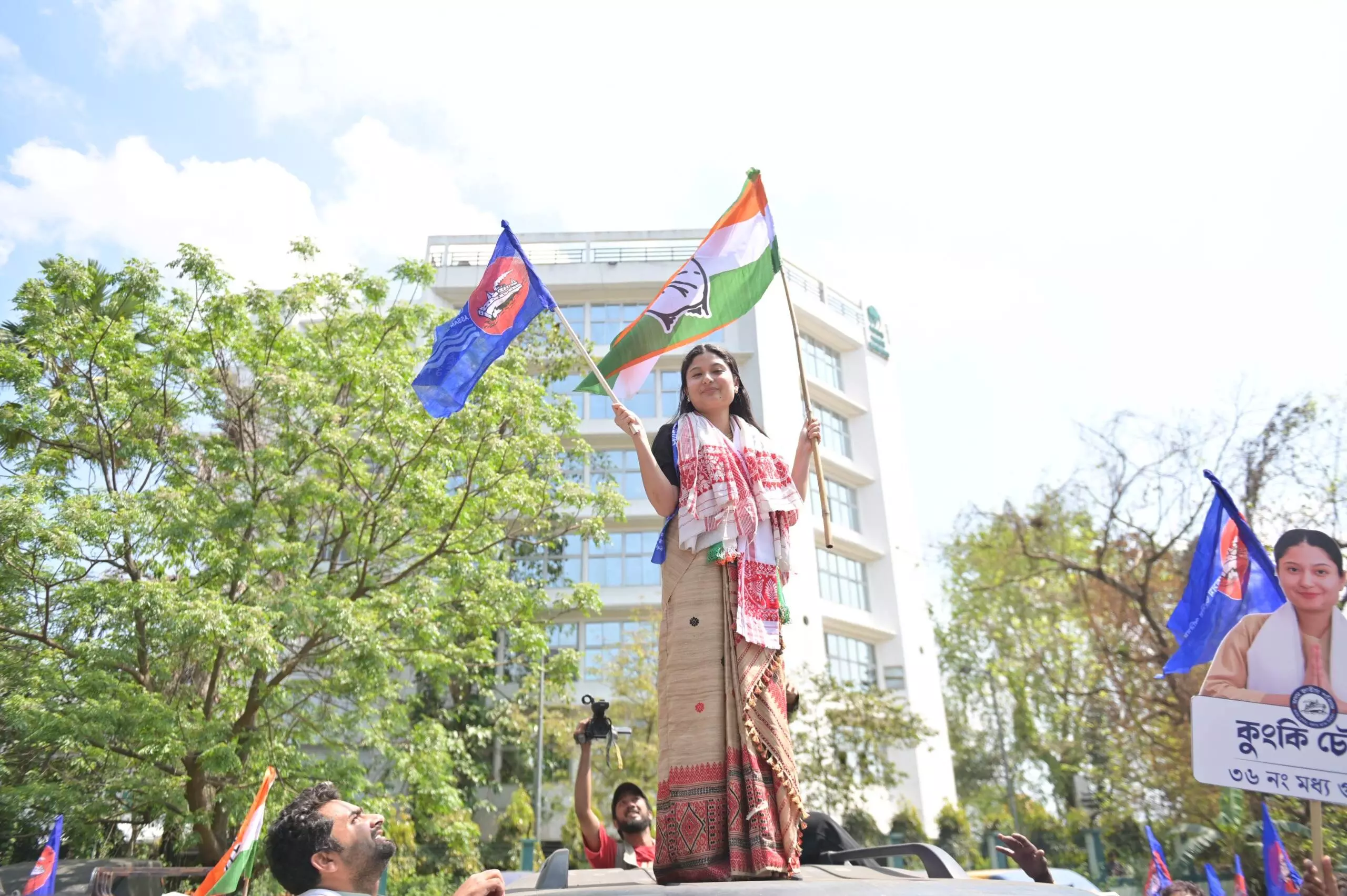 Youngest candidate Kunki Chowdhury bets on five promises in Central Guwahati contest