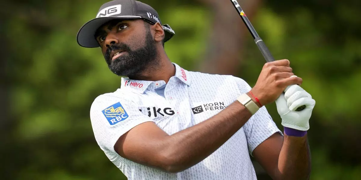 Golf: Sahith Theegala maintains T-11 spot at Houston Open