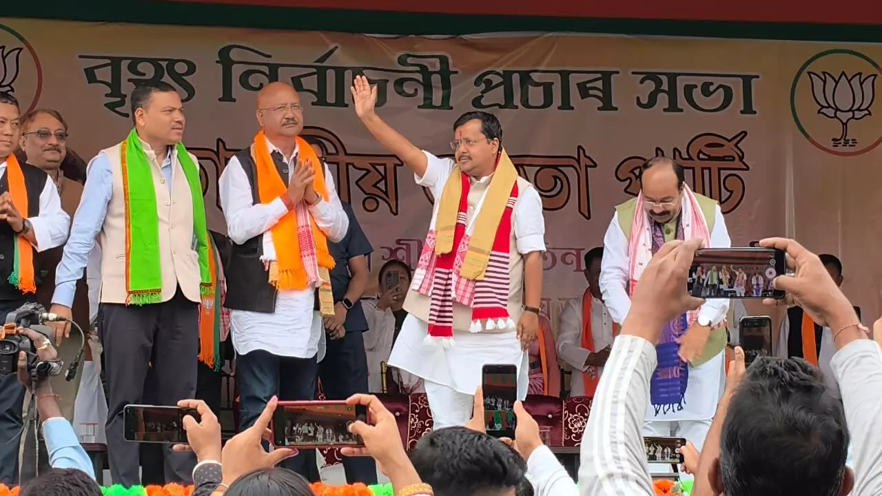 Nabin signals BJP hat-trick in Assam, attacks Congress ‘black chapter’