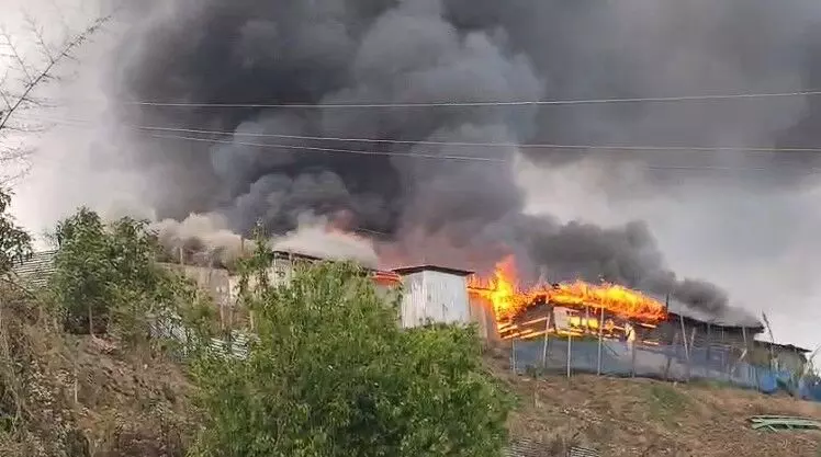 Ukhrul mob torches NSCN-IM office after killing of four Eastern Flank cadres