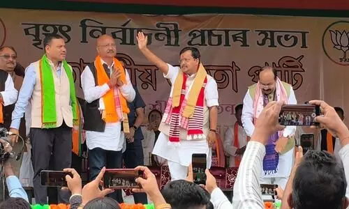 Nabin signals BJP hat-trick in Assam, attacks Congress ‘black chapter’