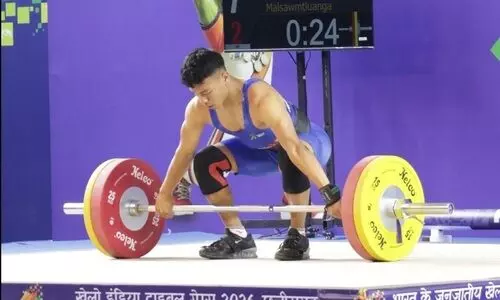 Orphaned at 16, Mizo lifter wins gold at Khelo India Tribal Games