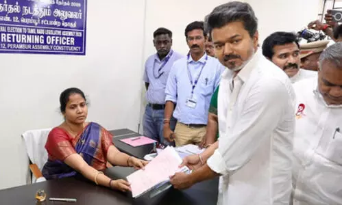 Vijay files nomination in Perambur,TN amid massive public support
