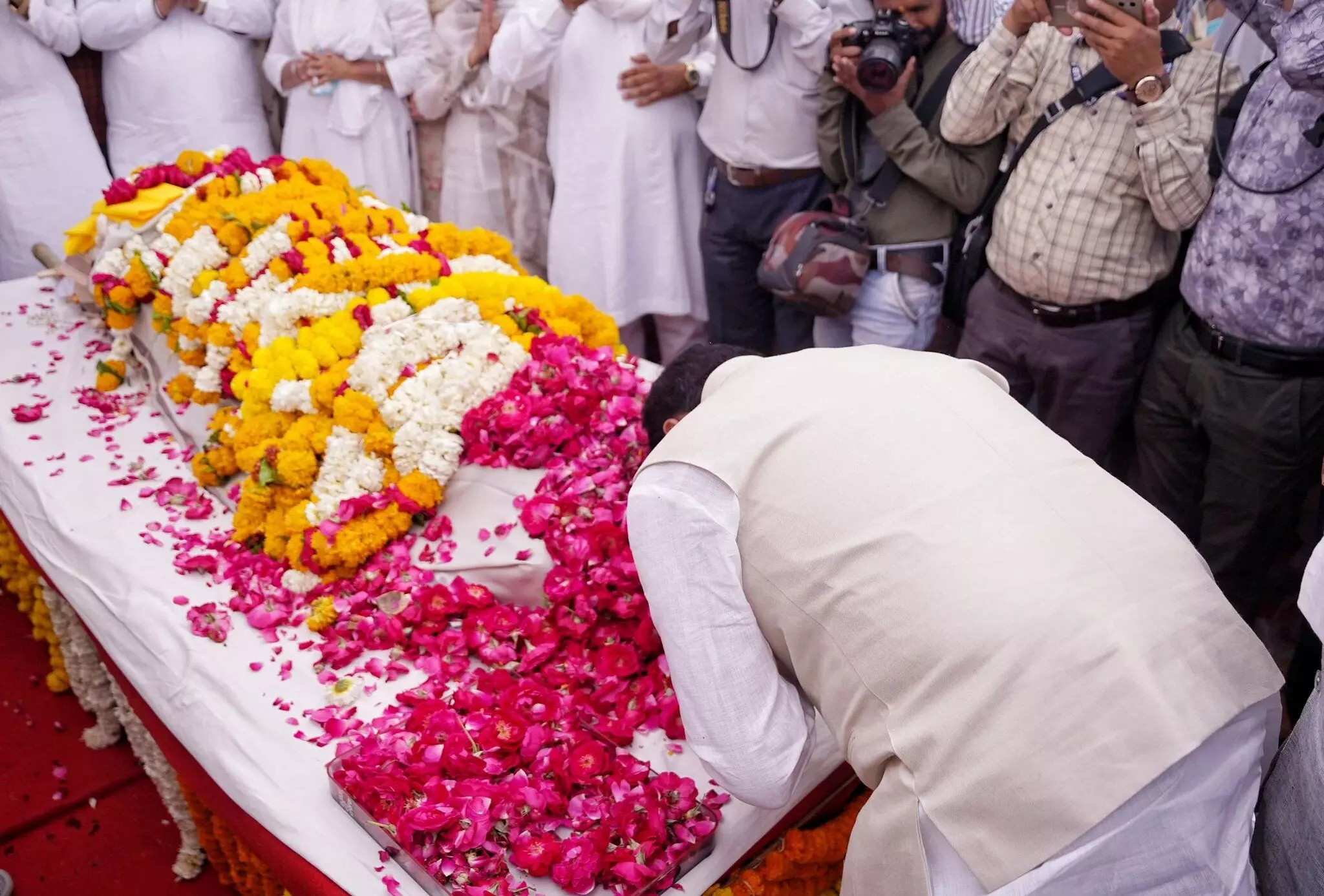 ​A Somber Homecoming: CM Mohan Yadav pays tribute as Ujjain student’s remains arrive from Canada