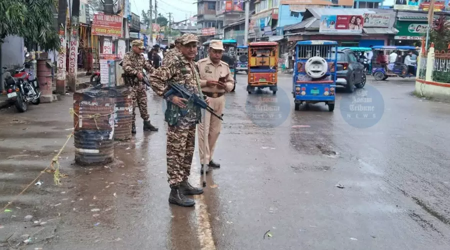 Dhubri on high alert ahead of polls, CAPF, state forces intensify vigil