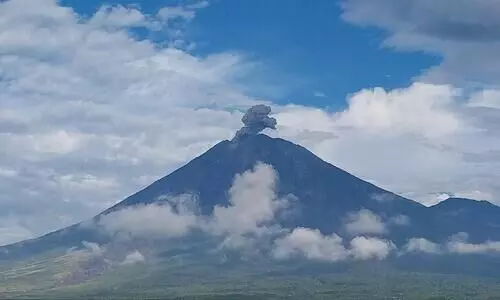 High alert in Indonesia after multiple eruptions in Mount Semeru  ; ash clouds reach 1.1km