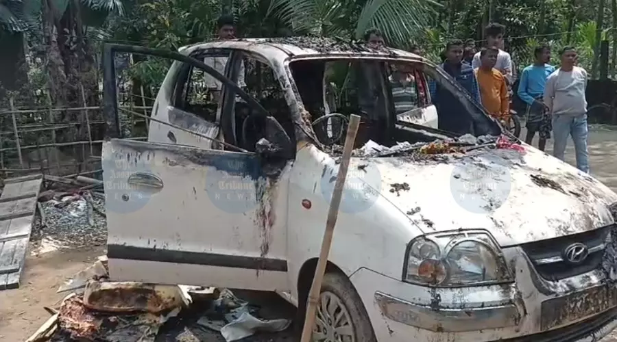 Pre-poll arson in Sadiya during silence period; police launch probe
